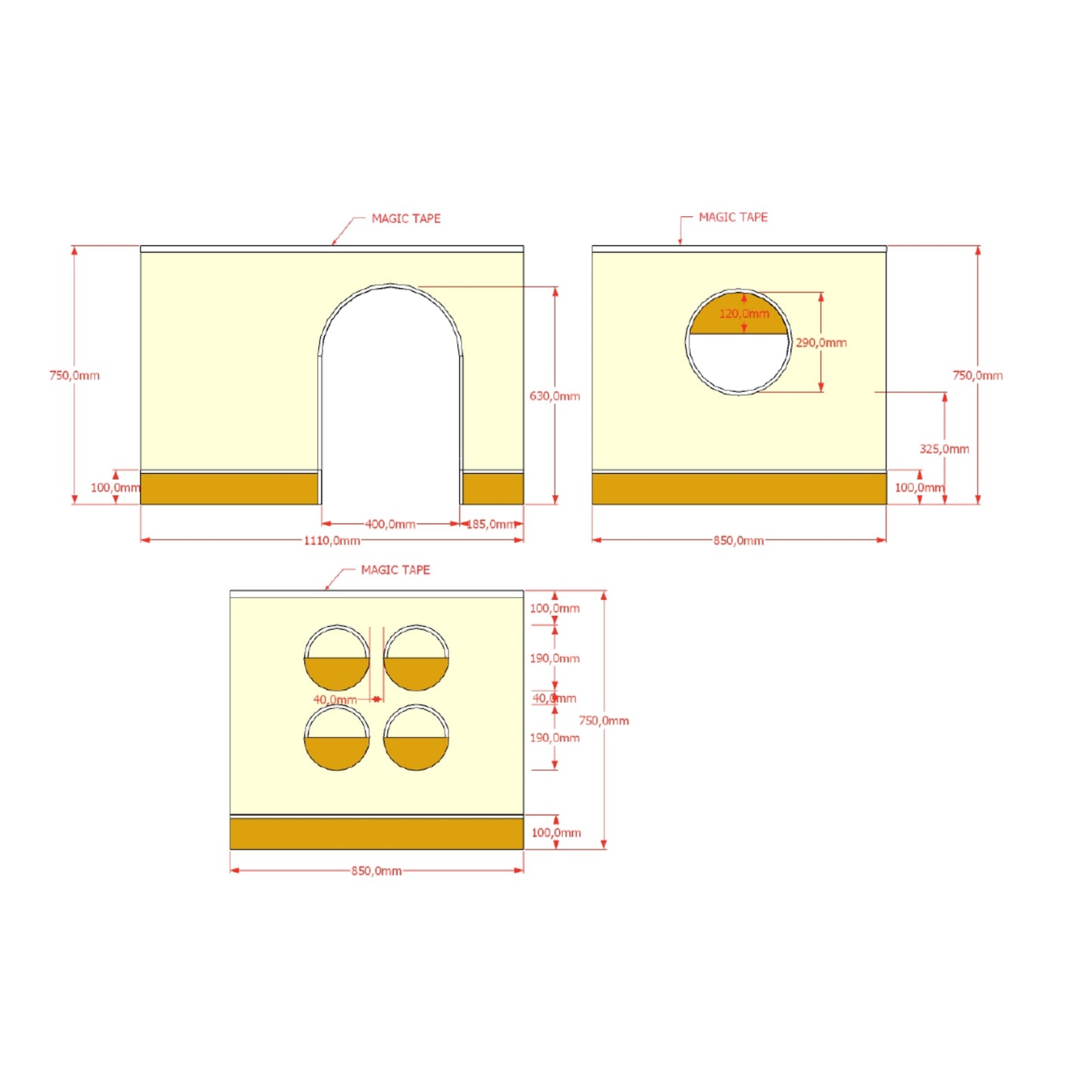 Lovelle textielset hoogslaper