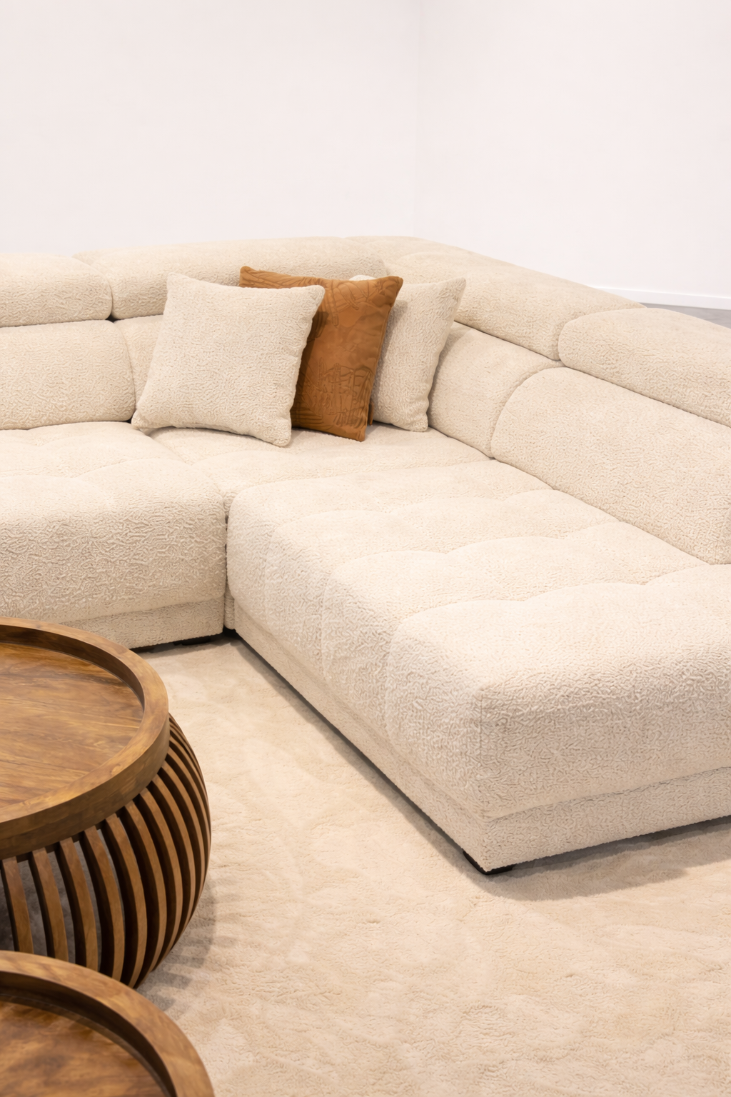 Hoeksalon Calm - Wit