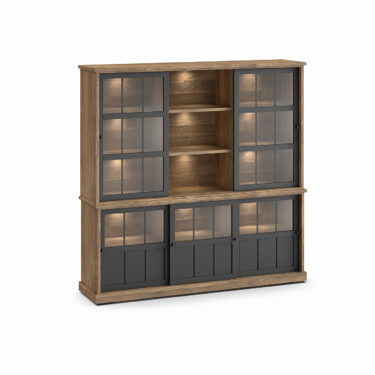 Vitrine Bricks&Wood 209cm