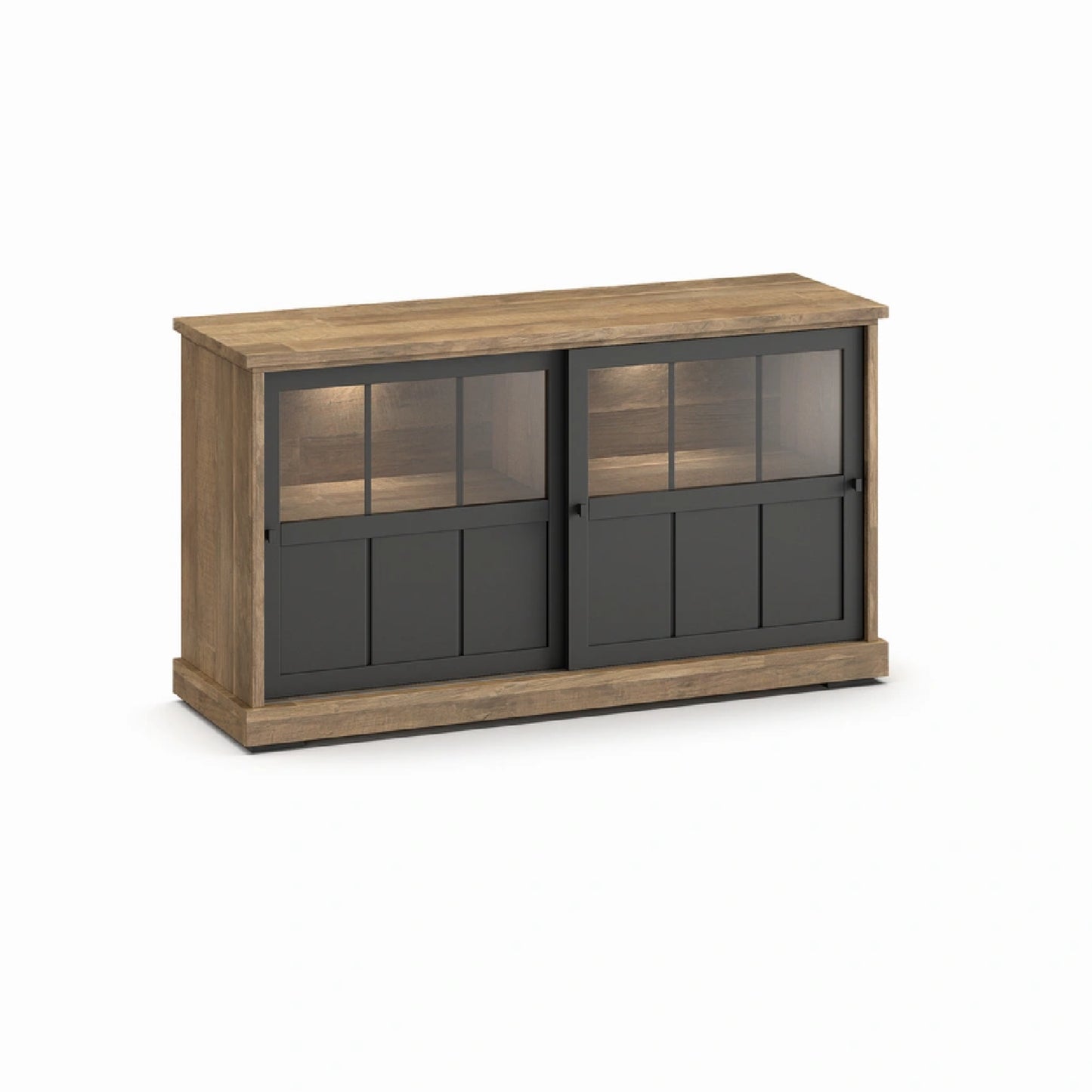 Dressoir Bricks&Wood met glas 159cm