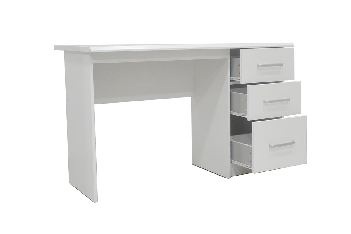 Bureau 'Mateo' 3 lades Wit (1c) - foto 7