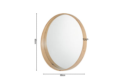 Spiegel 'Roxy' 80x80 Oude eik (1c) - foto 7