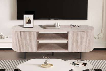 TV meubel 'Lagos' 160 cm Decor Travertin Beige (2c)
