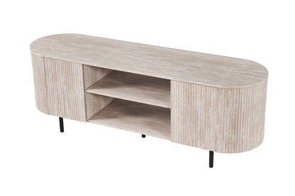 TV meubel 'Lagos' 160 cm Decor Travertin Beige (2c) - foto 4