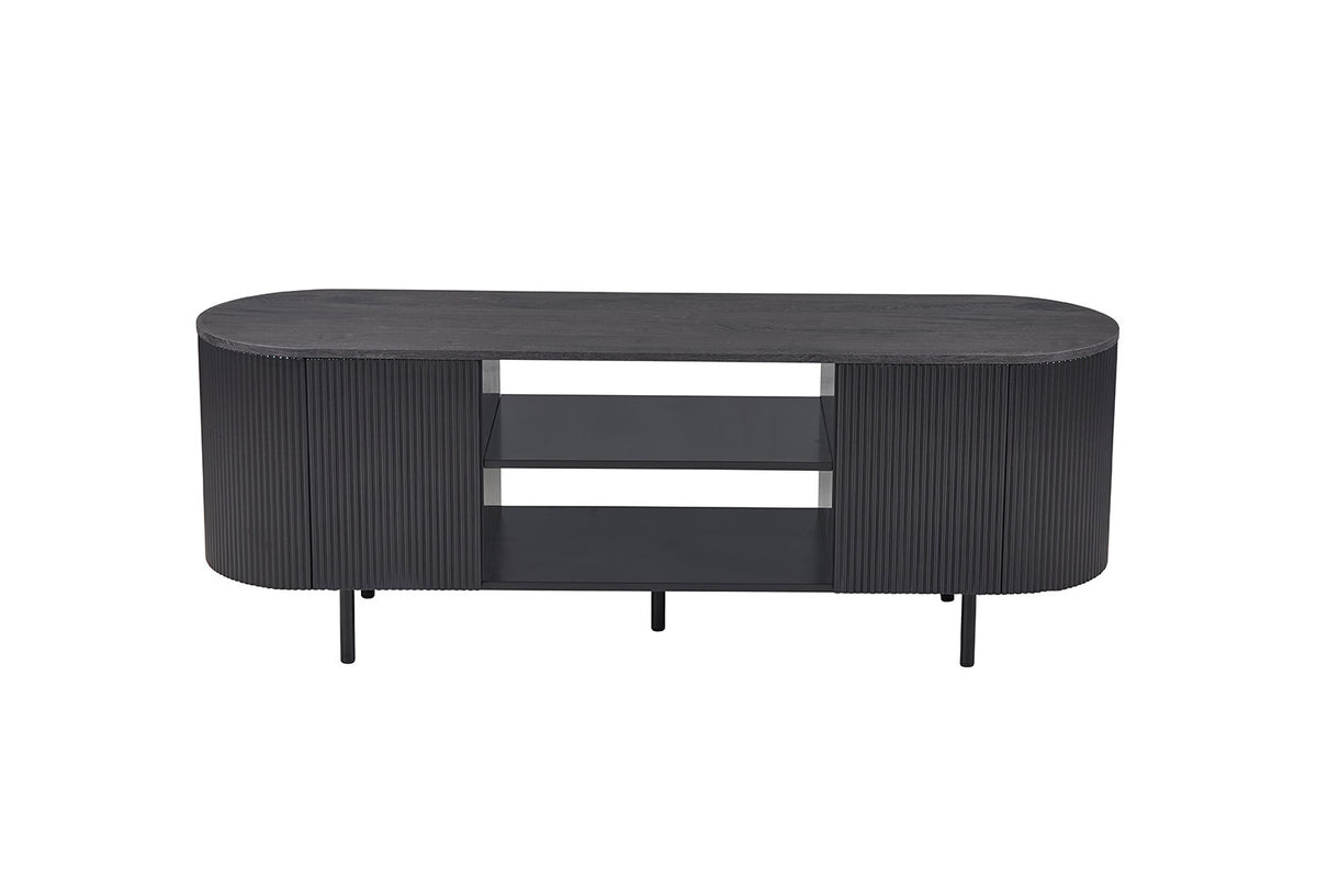 TV meubel 'Lagos' 160 cm Decor Donkerbruin (2c) - foto 3