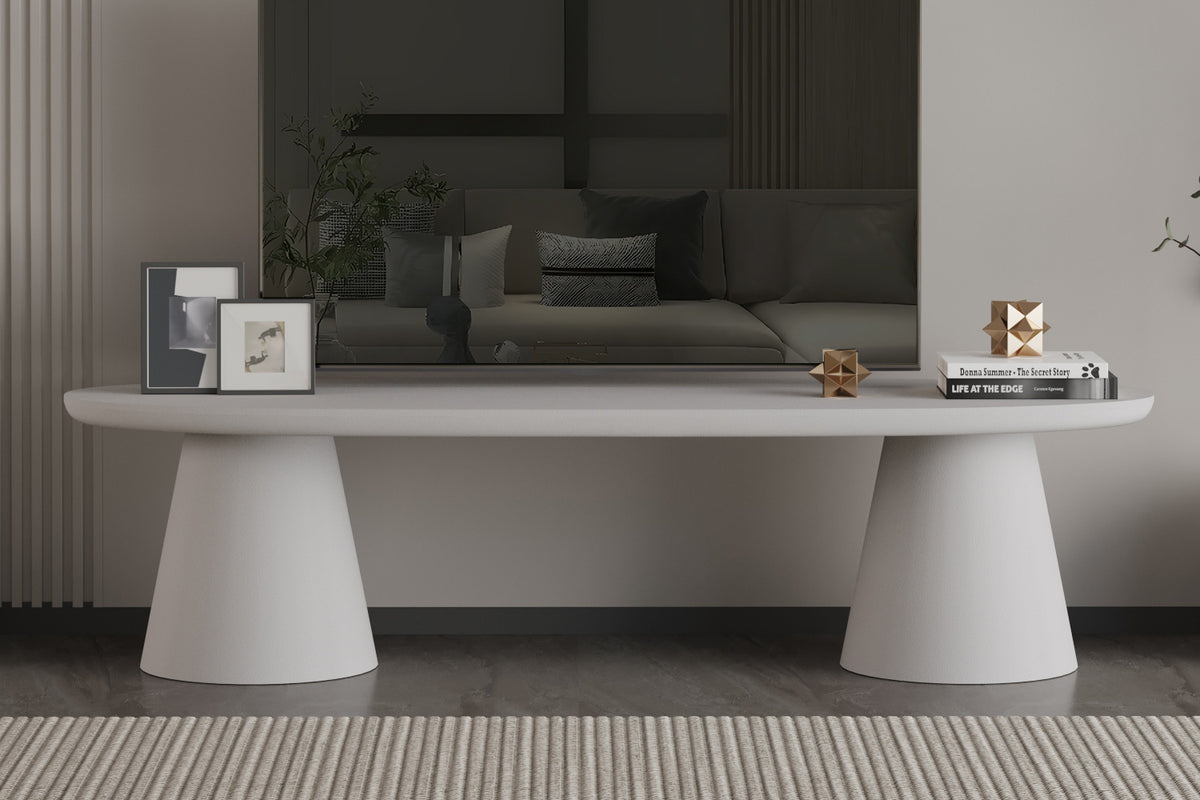 Tv-meubel 'Tavira' 160 cm Cement Ecru (2c)