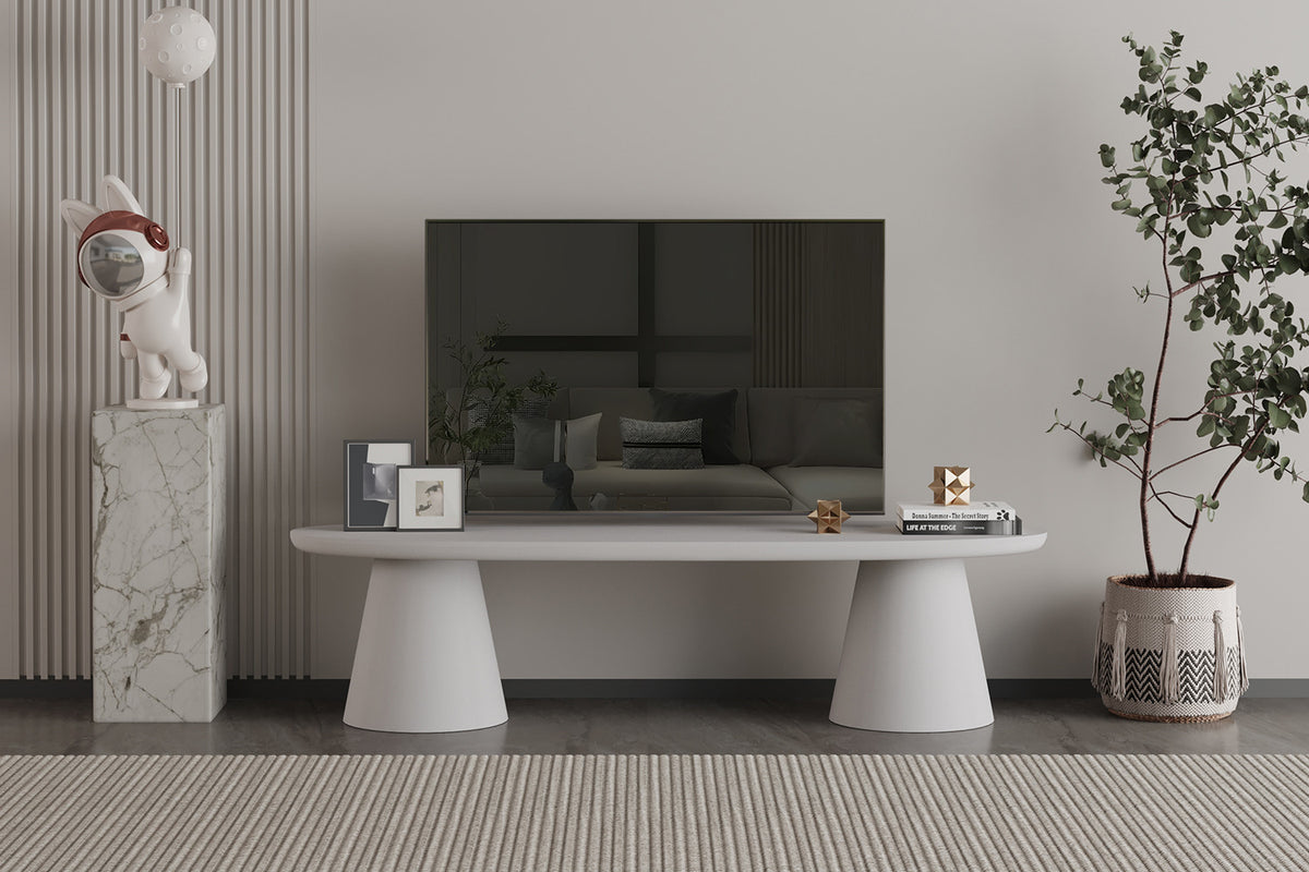 Tv-meubel 'Tavira' 160 cm Cement Ecru (2c) - foto 2