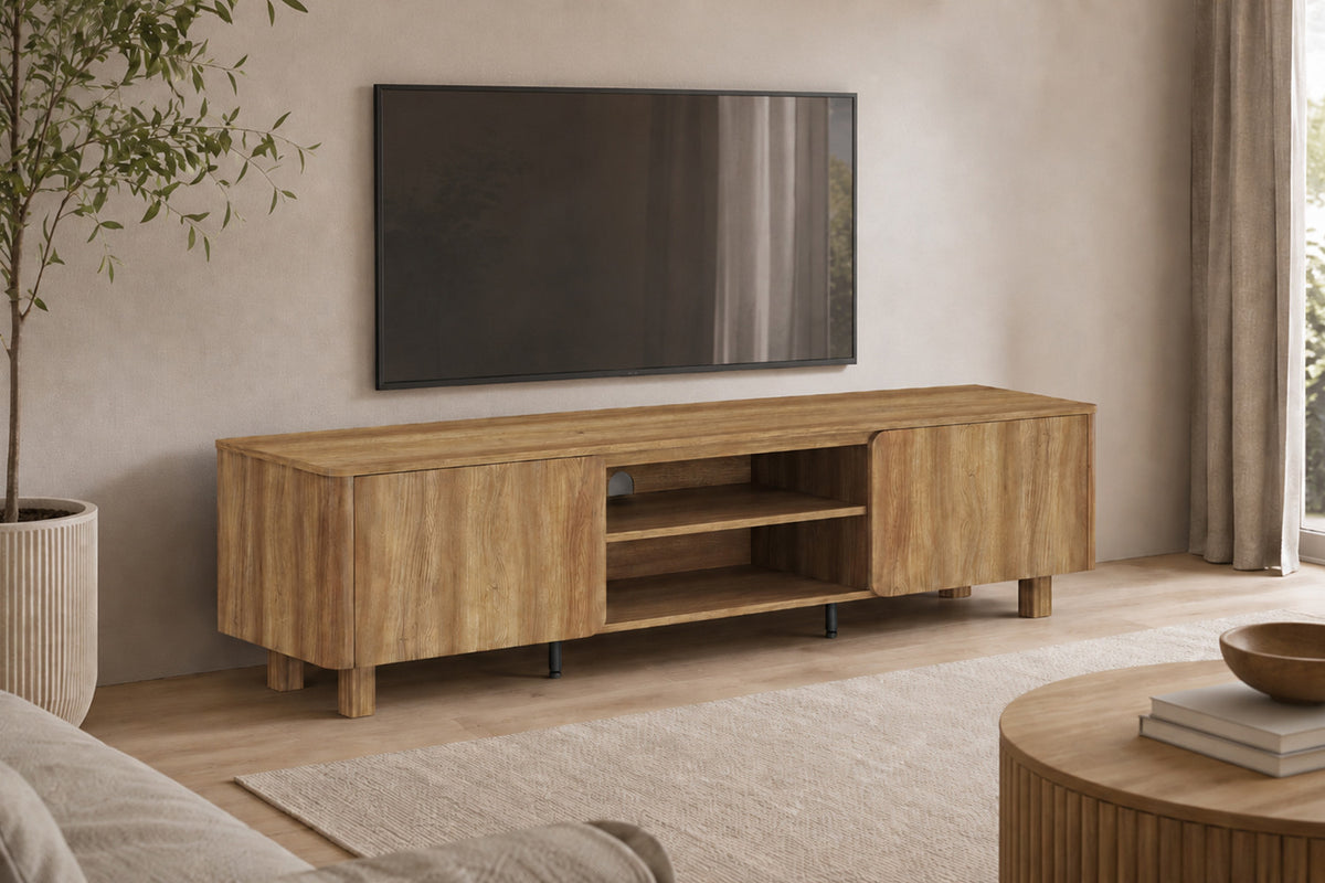 NEW - TV meubel 'Malibu' 170 cm Decor Eik Naturel (1c)
