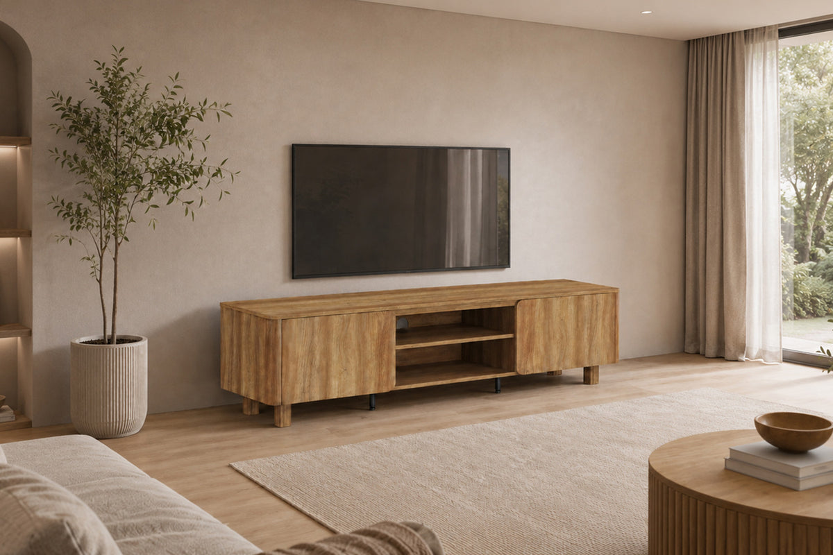 NEW - TV meubel 'Malibu' 170 cm Decor Eik Naturel (1c) - foto 2