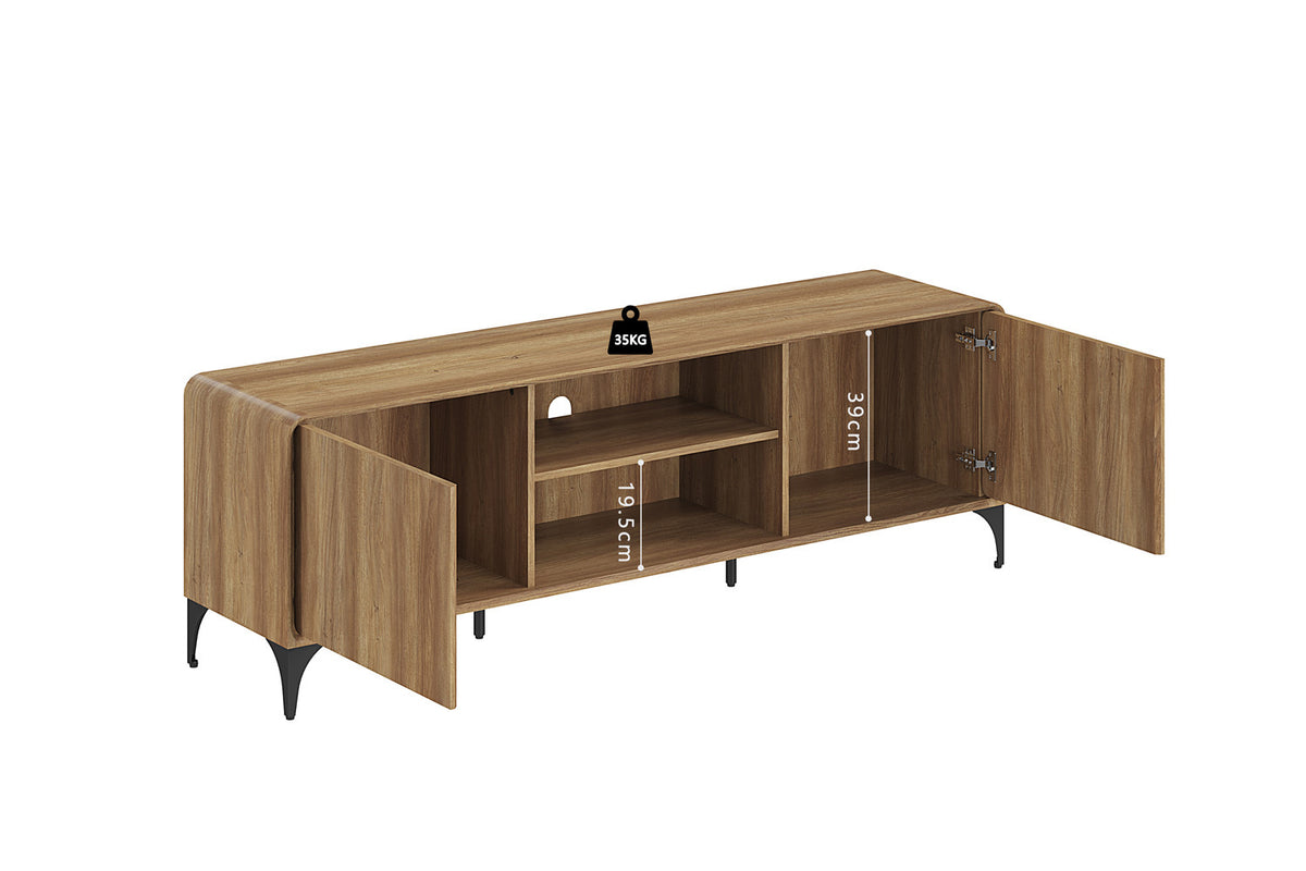NEW - TV meubel 'Florence' 170 cm Decor Eik Naturel (1c) - foto 9