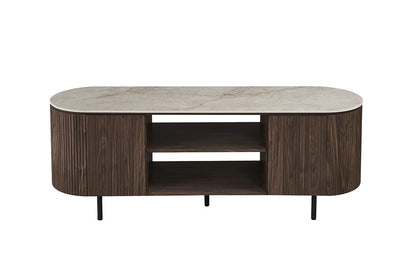 NEW - TV meubel 'Vigo' 160 cm Decor Donkere Eik Shakespear Beige (2c) - foto 3