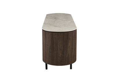 NEW - TV meubel 'Vigo' 160 cm Decor Donkere Eik Shakespear Beige (2c) - foto 5