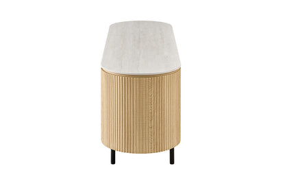NEW - TV meubel 'Vigo' 160 cm Decor Naturel Eik Baroque Grijs (2c) - foto 5