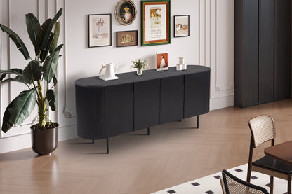 Dressoir 'Lagos' 200 cm Decor Donkerbruin (3c) - foto 2