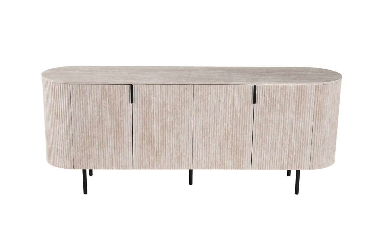 Dressoir 'Lagos' 200 cm Decor Travertin Beige (3c) - foto 3