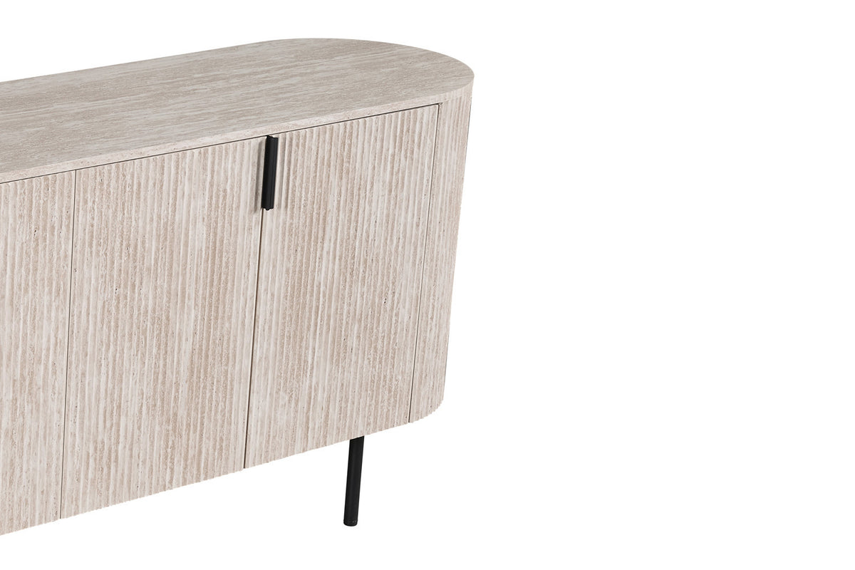 Dressoir 'Lagos' 200 cm Decor Travertin Beige (3c) - foto 7