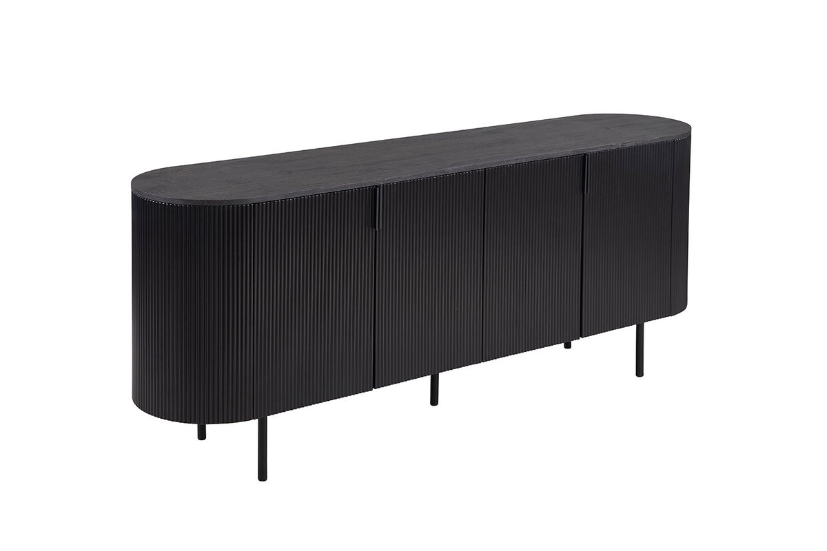 Dressoir 'Lagos' 200 cm Decor Donkerbruin (3c) - foto 4