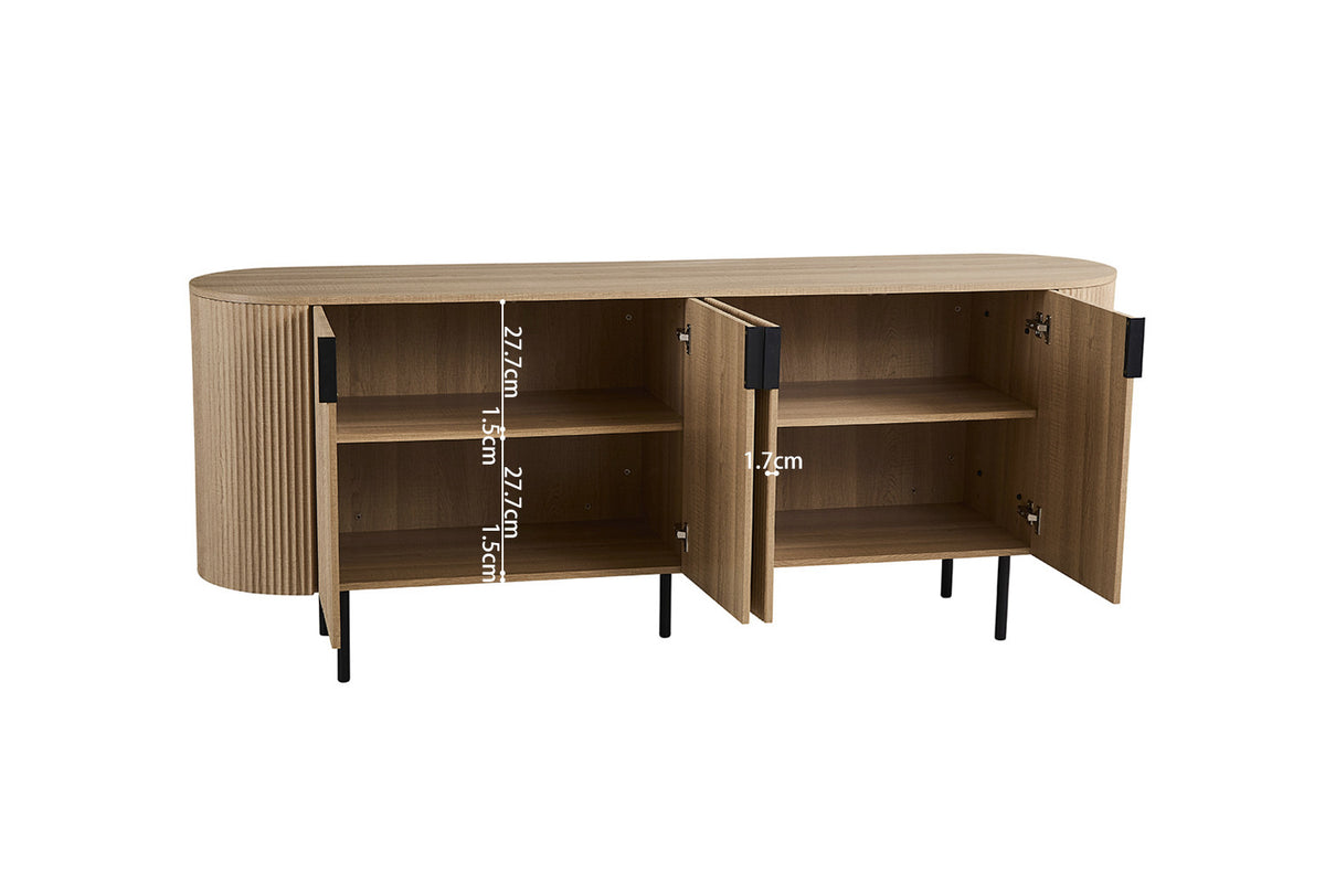 Dressoir 'Lagos' 200 cm Decor Eik Naturel (3c) - foto 11