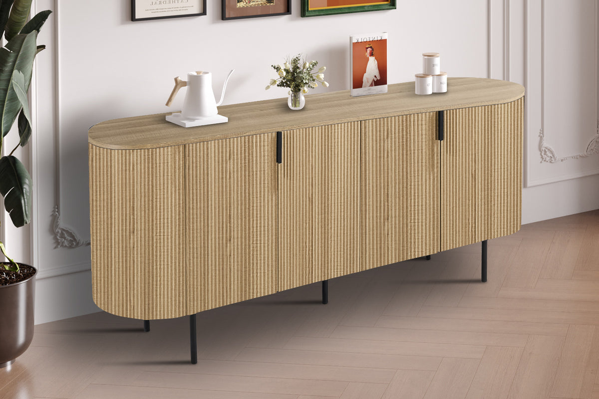Dressoir 'Lagos' 200 cm Decor Eik Naturel (3c)
