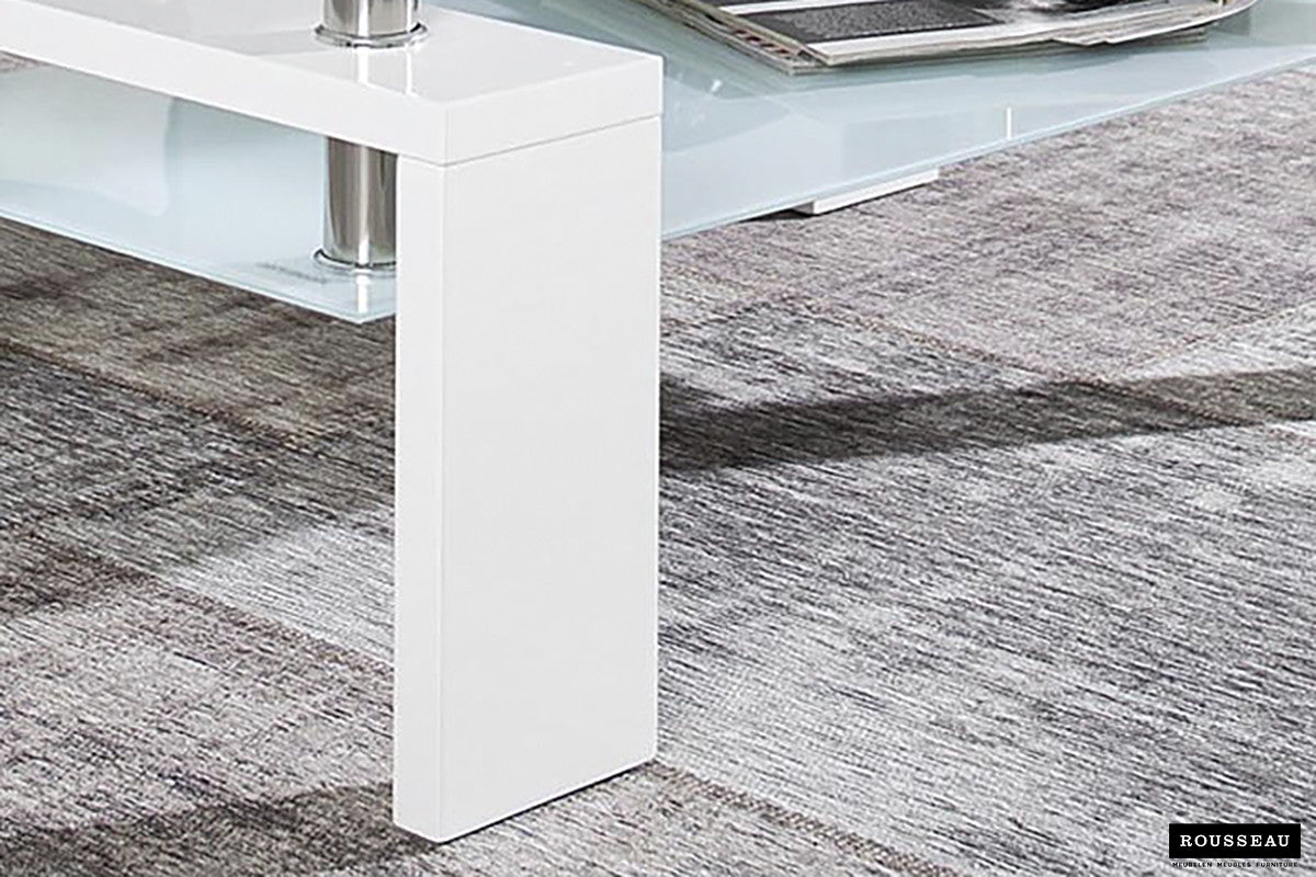 Salontafel 'Alana' Hoogglans wit (2c) - foto 3