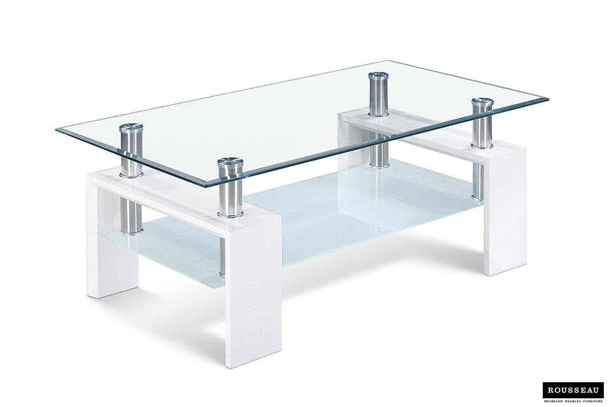Salontafel 'Alana' Hoogglans wit (2c) - foto 5