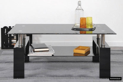 Salontafel 'Alana' Hoogglans zwart (2c)