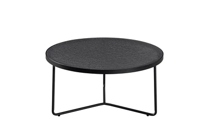 SALE - Set Salontafel 'Melia' Rond Grijs Glas (1c) - foto 4
