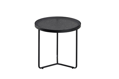 SALE - Set Salontafel 'Melia' Rond Grijs Glas (1c) - foto 5
