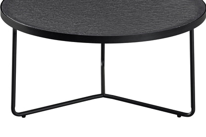 SALE - Set Salontafel 'Melia' Rond Grijs Glas (1c) - foto 7
