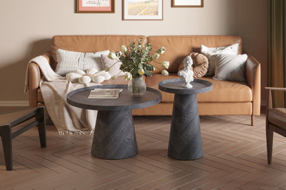 SALE - Salontafel 'Manus' 80 cm Decor Donkergrijs (2c) - foto 2