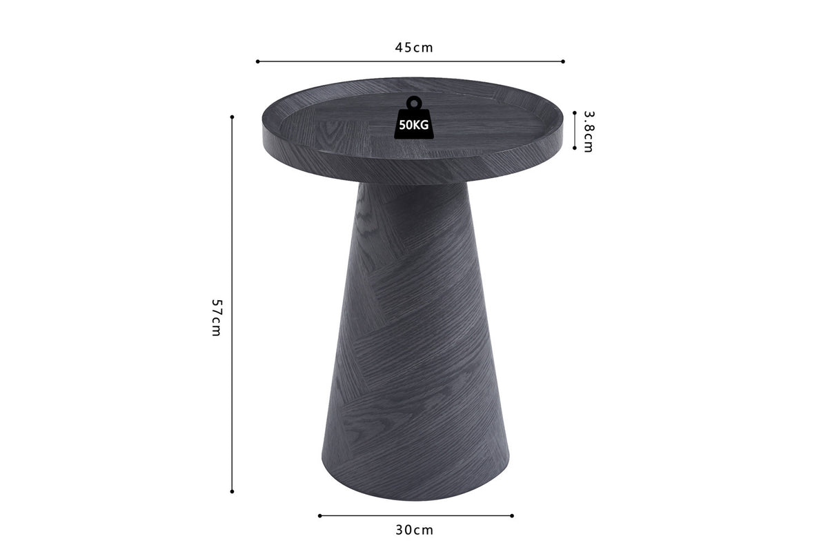 SALE - Salontafel 'Manus' 45 cm Decor Donkergrijs (2c) - foto 7