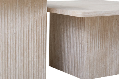 Set van 2 Salontafels 'Bobby' Decor travertin Beige (2c) - foto 9