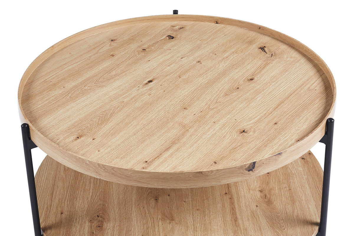 Salontafel 'Dalina' 80 cm Decor Oude eik (1c) - foto 5