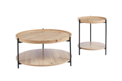 Salontafel 'Dalina' 45 cm Decor Oude eik (1c) - foto 7