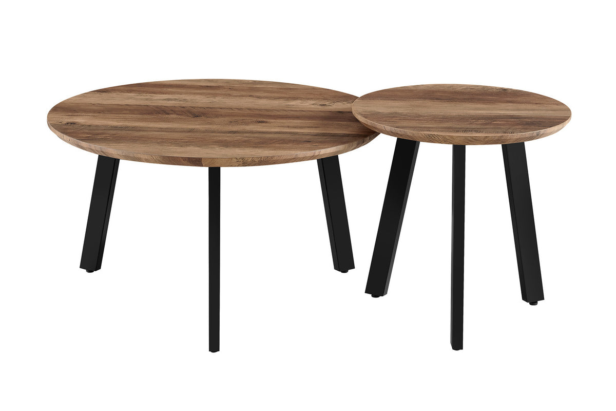 SALE - Set van 2 Salontafels 'Aziz' Decor Mango (1c) - foto 3
