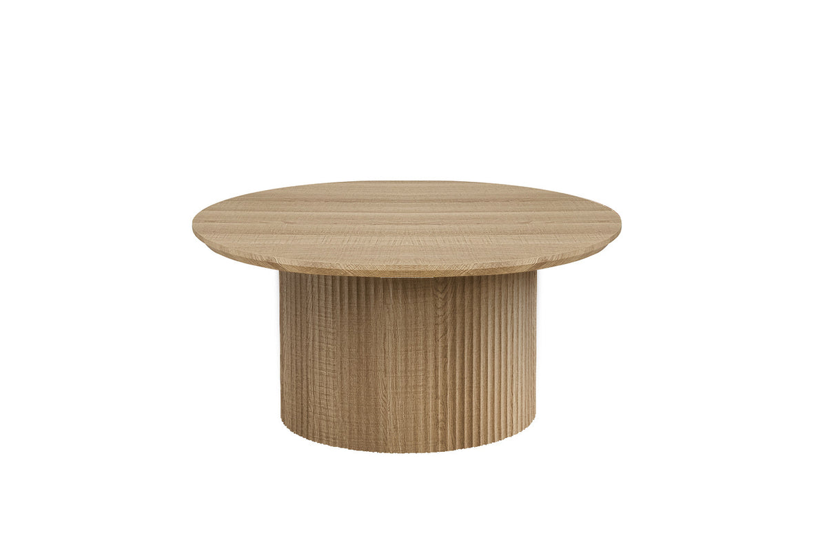Salontafel 'Lagos' 80 cm Rond Decor Eik Naturel  (2c) - foto 3