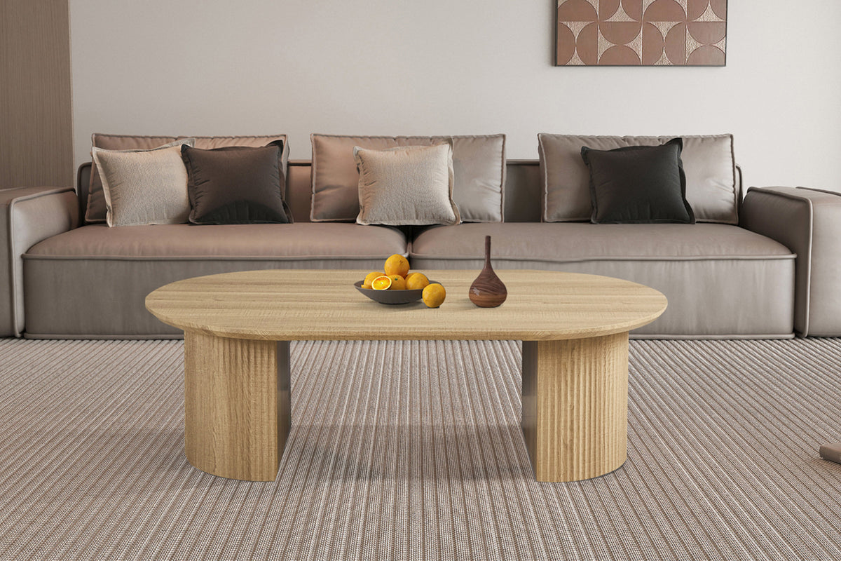 Salontafel 'Lagos' 120 cm Decor Eik Naturel (2c)