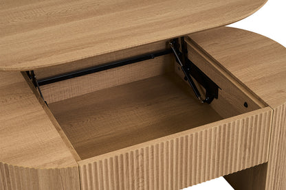 NEW - Salontafel 'Lagos' 120 cm Lift-top Decor Eik Naturel (2c) - foto 11