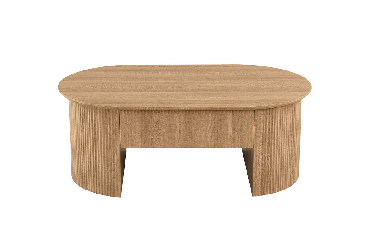 NEW - Salontafel 'Lagos' 120 cm Lift-top Decor Eik Naturel (2c) - foto 5