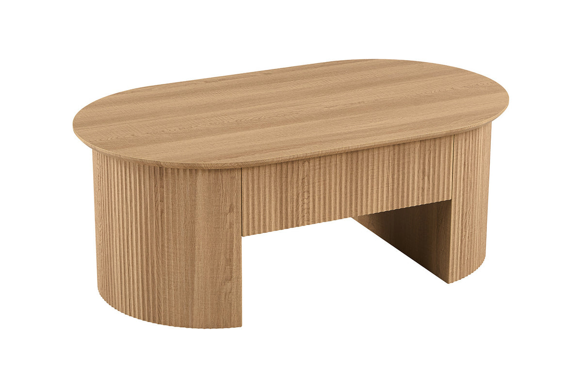NEW - Salontafel 'Lagos' 120 cm Lift-top Decor Eik Naturel (2c) - foto 6