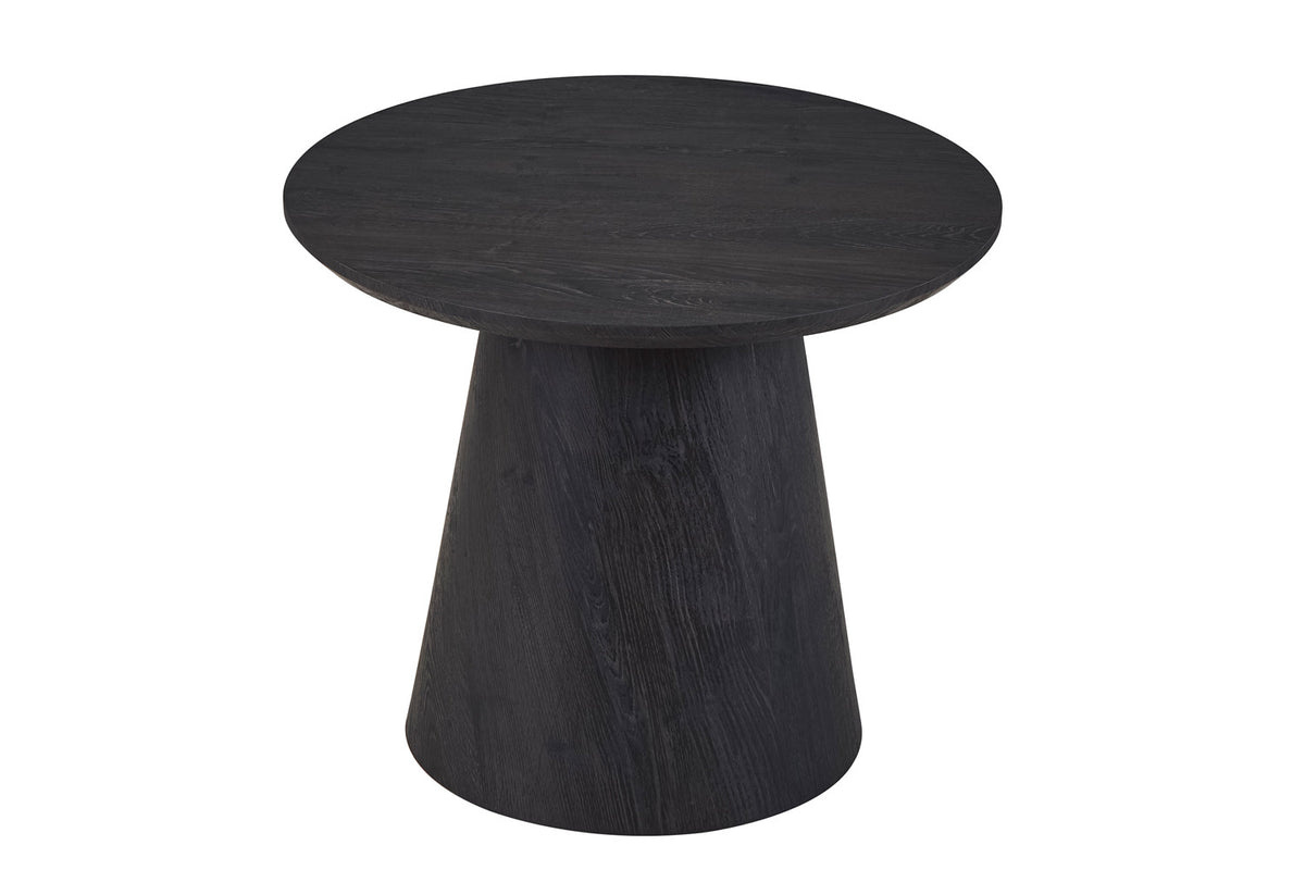 SALE - Bijzetttafel 'Miklos' 60 cm Rond Decor Donkerbruin (2c) - foto 5