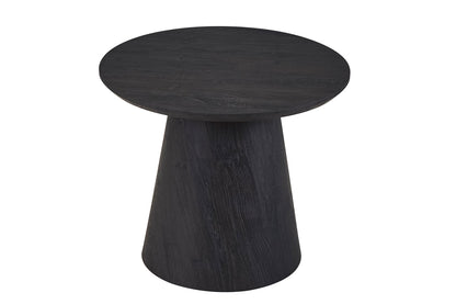 SALE - Bijzetttafel 'Miklos' 60 cm Rond Decor Donkerbruin (2c) - foto 5