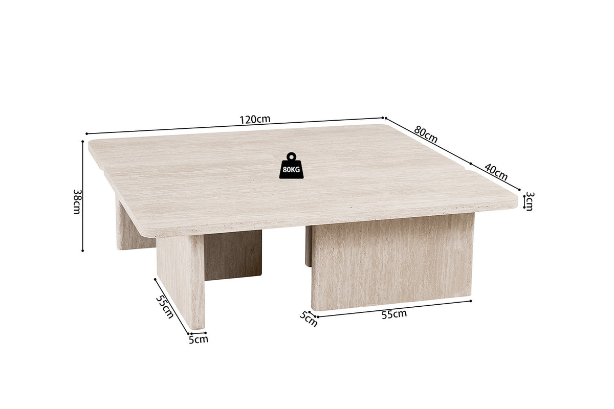 NEW - Salontafel 'Arallo' Decor Travertin Beige (2c) - foto 10