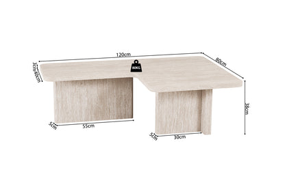 NEW - Salontafel 'Arallo' Decor Travertin Beige (2c) - foto 11