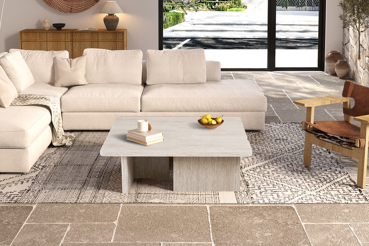 NEW - Salontafel 'Arallo' Decor Travertin Beige (2c) - foto 2