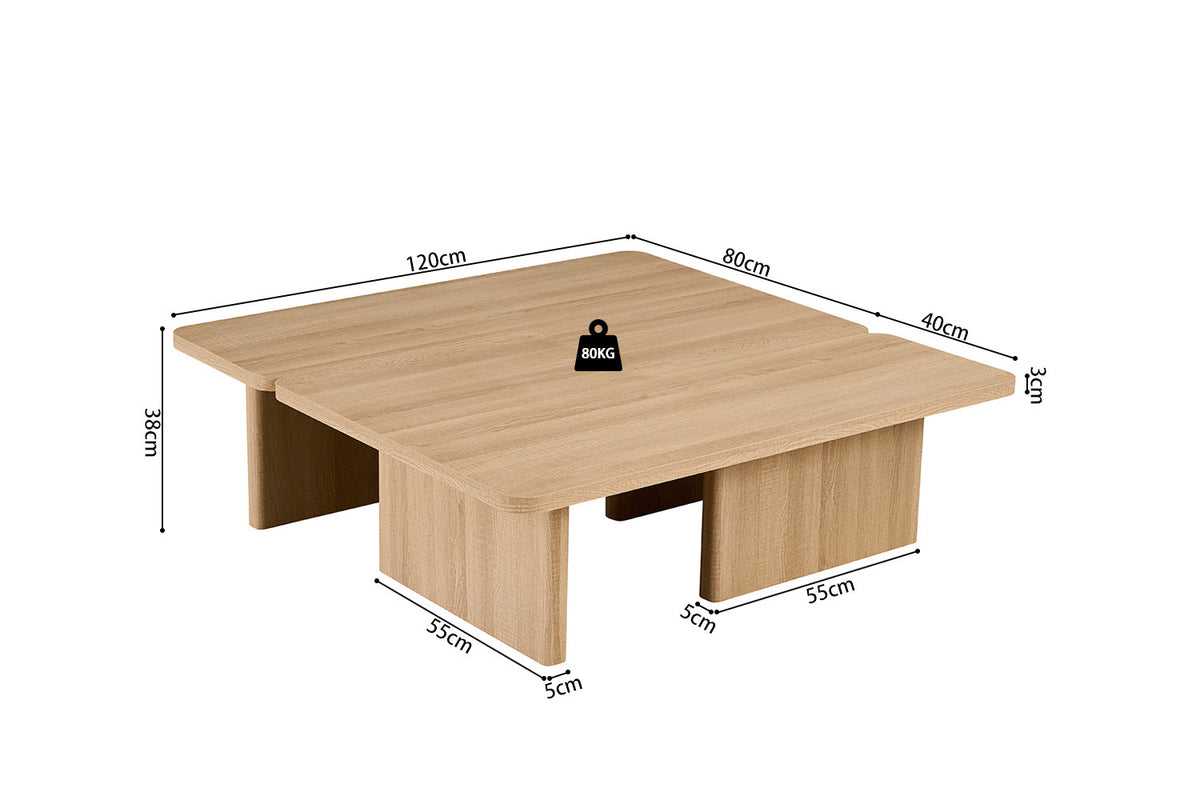 NEW - Salontafel 'Arallo' Decor Eik Naturel (1c) - foto 10