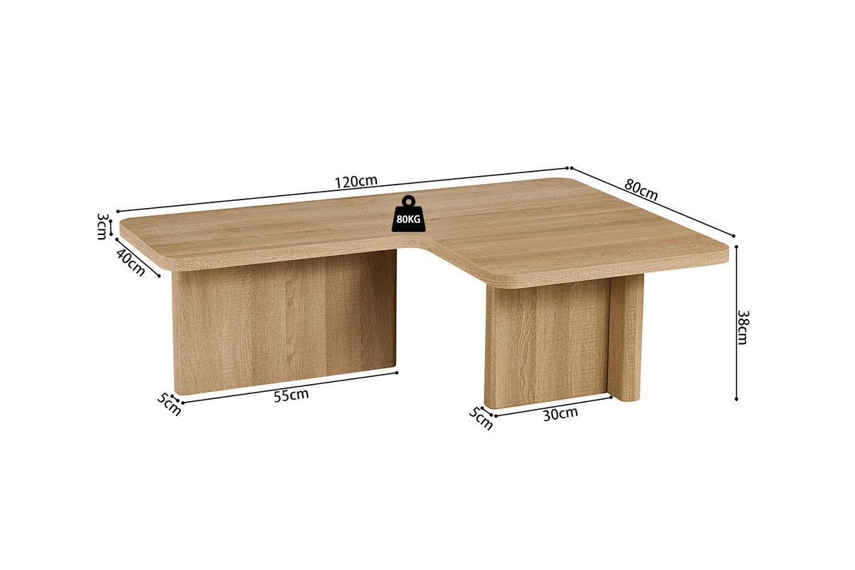 NEW - Salontafel 'Arallo' Decor Eik Naturel (1c) - foto 11