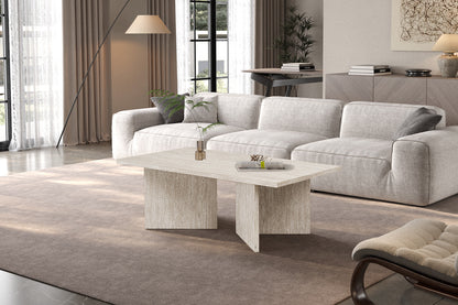NEW - Salontafel 'Litar' Decor Travertin Beige (1c) - foto 2