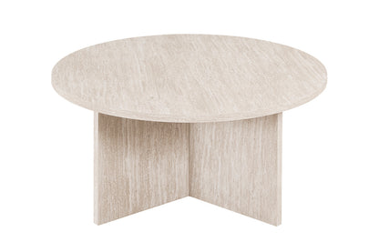 NEW - Salontafel 'Drasir' Rond Decor Travertin Beige (1c) - foto 4