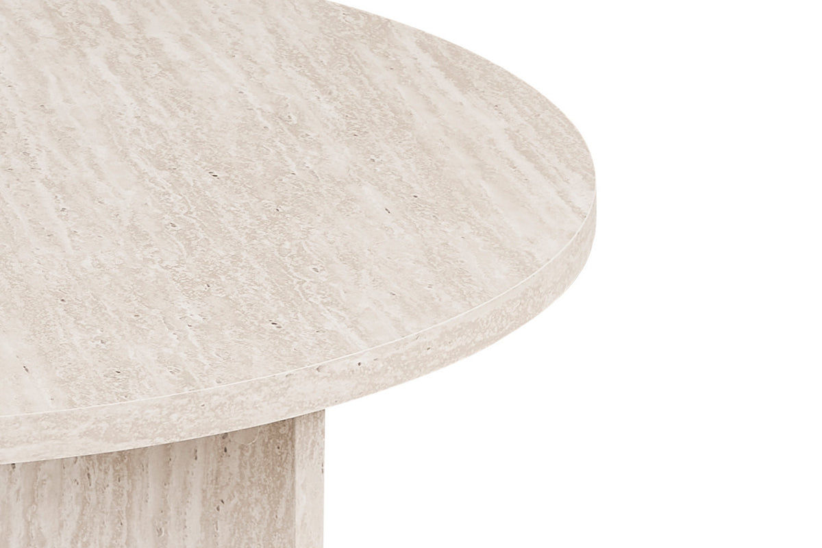 NEW - Salontafel 'Drasir' Rond Decor Travertin Beige (1c) - foto 6
